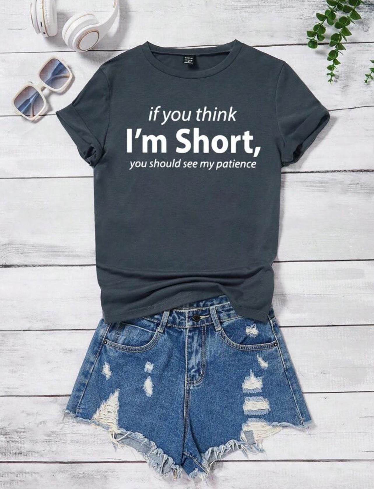 “I’m Short” Graphic Tee (Reg)