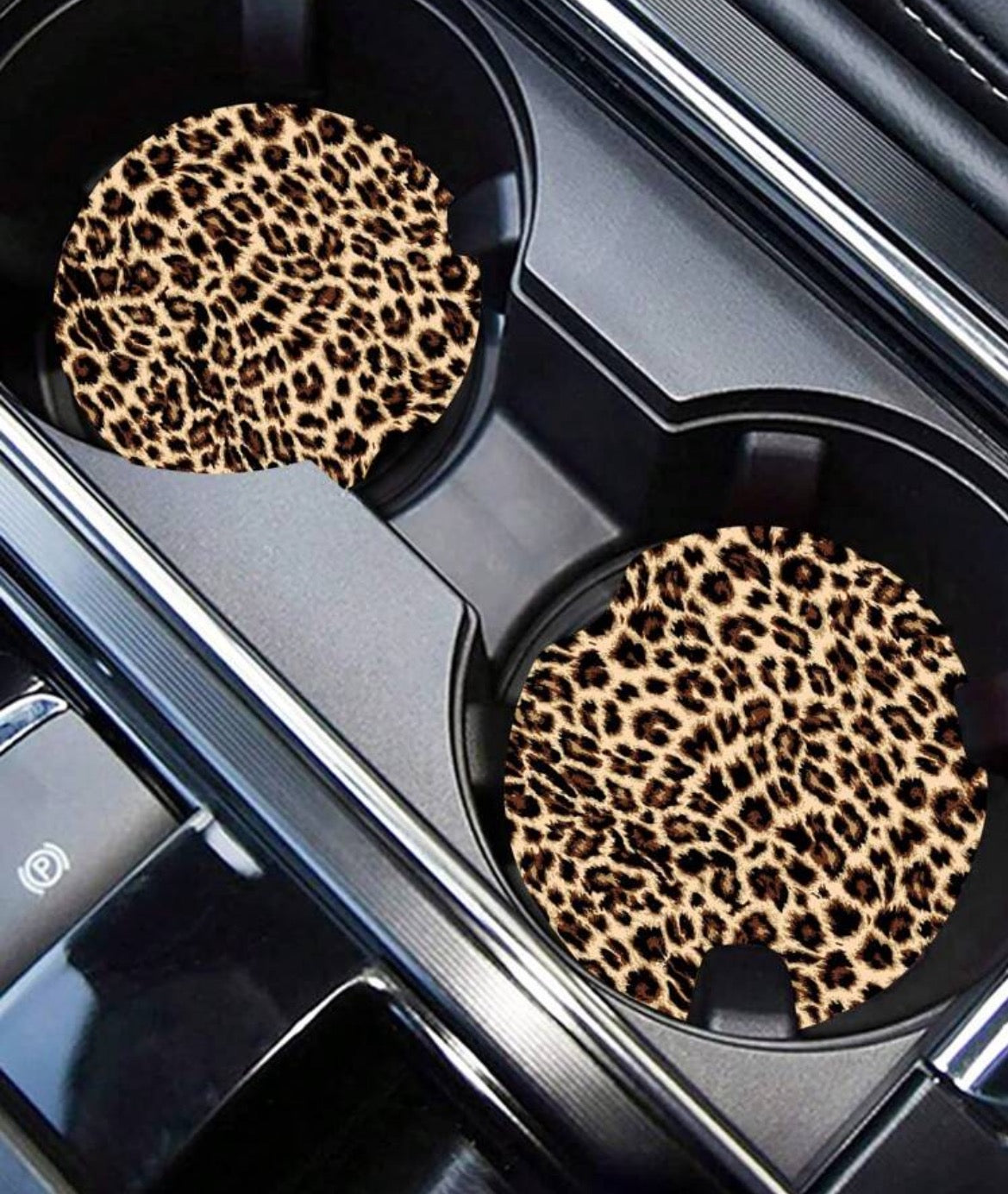 Leopard Car Coasters