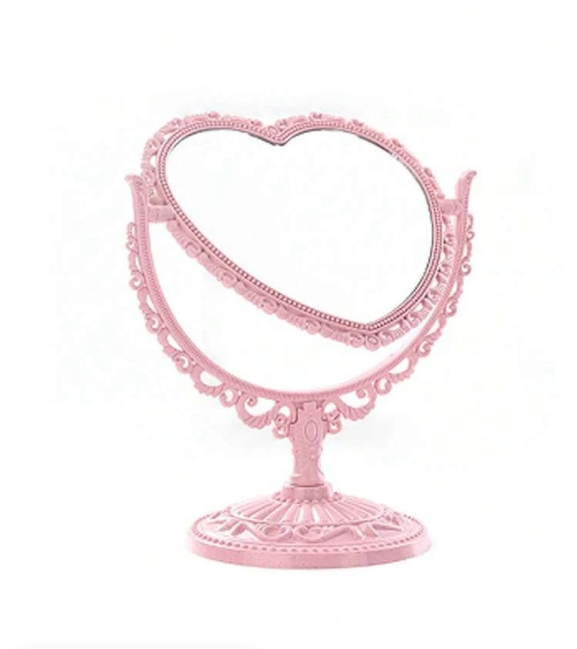 Pink Heart Mirror