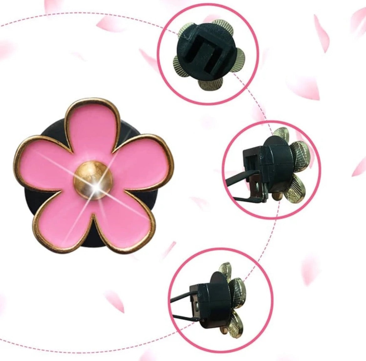 Decorative Daisy Clips