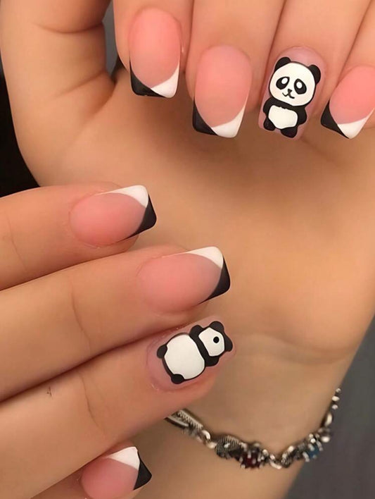 Baby Panda Nail Kit (Short)