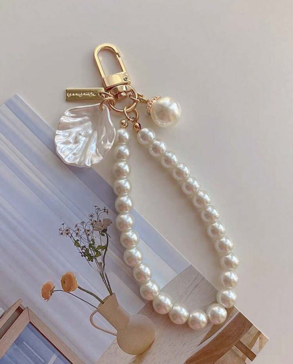 Pearl Key Chain