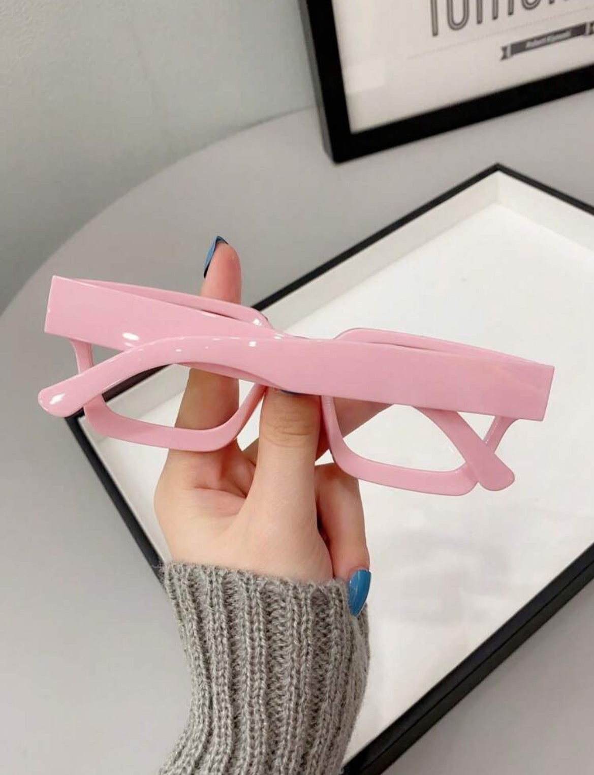 Soft Pink Blue Blockers