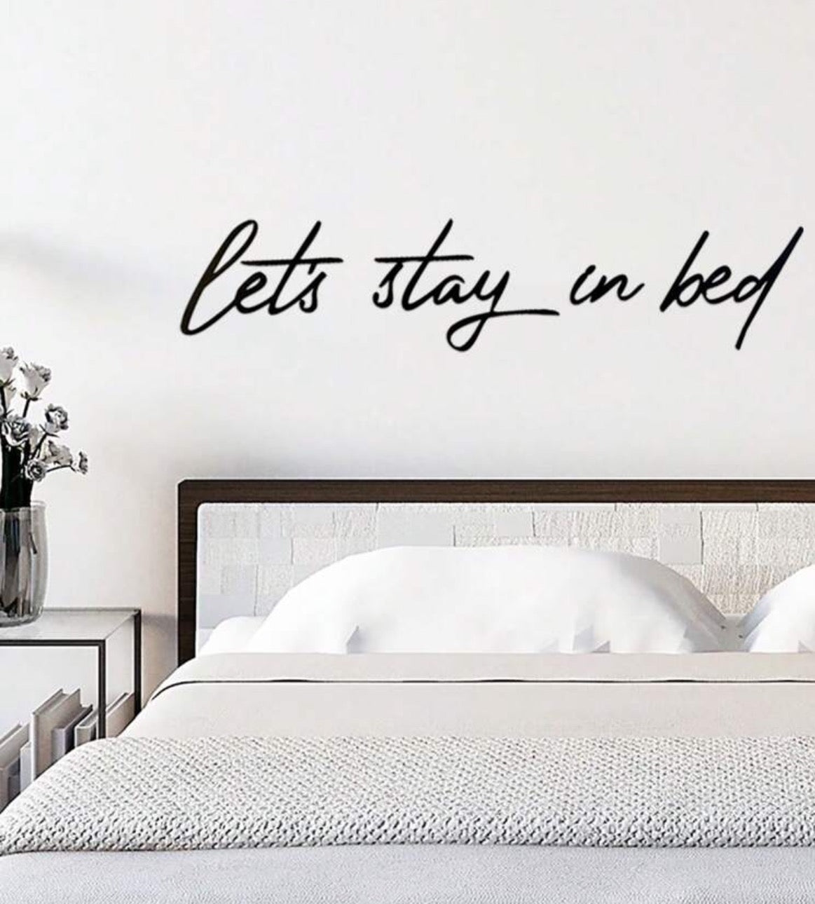 Let’s Stay In Bed Sign