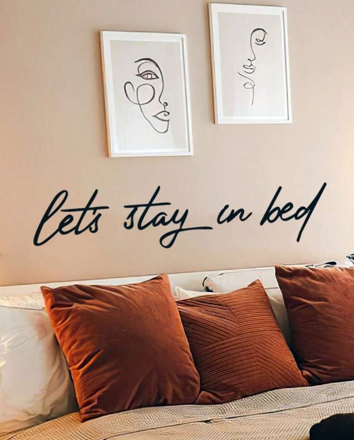 Let’s Stay In Bed Sign