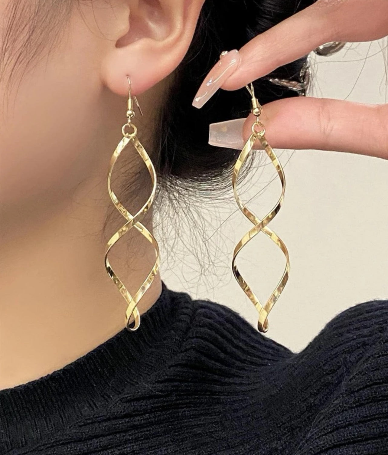 Spiral Drop Earrings