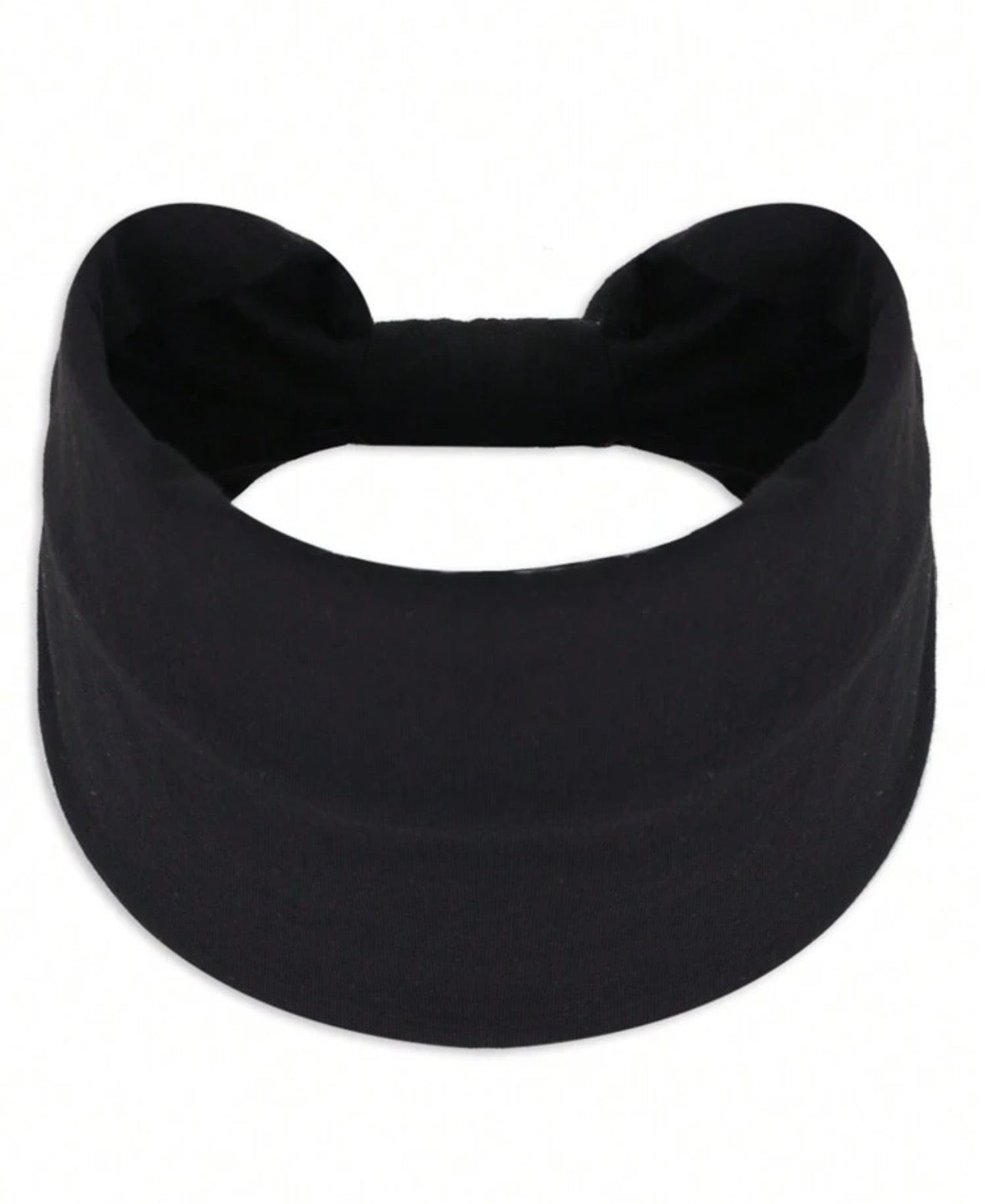 Black Boho Elastic Headband