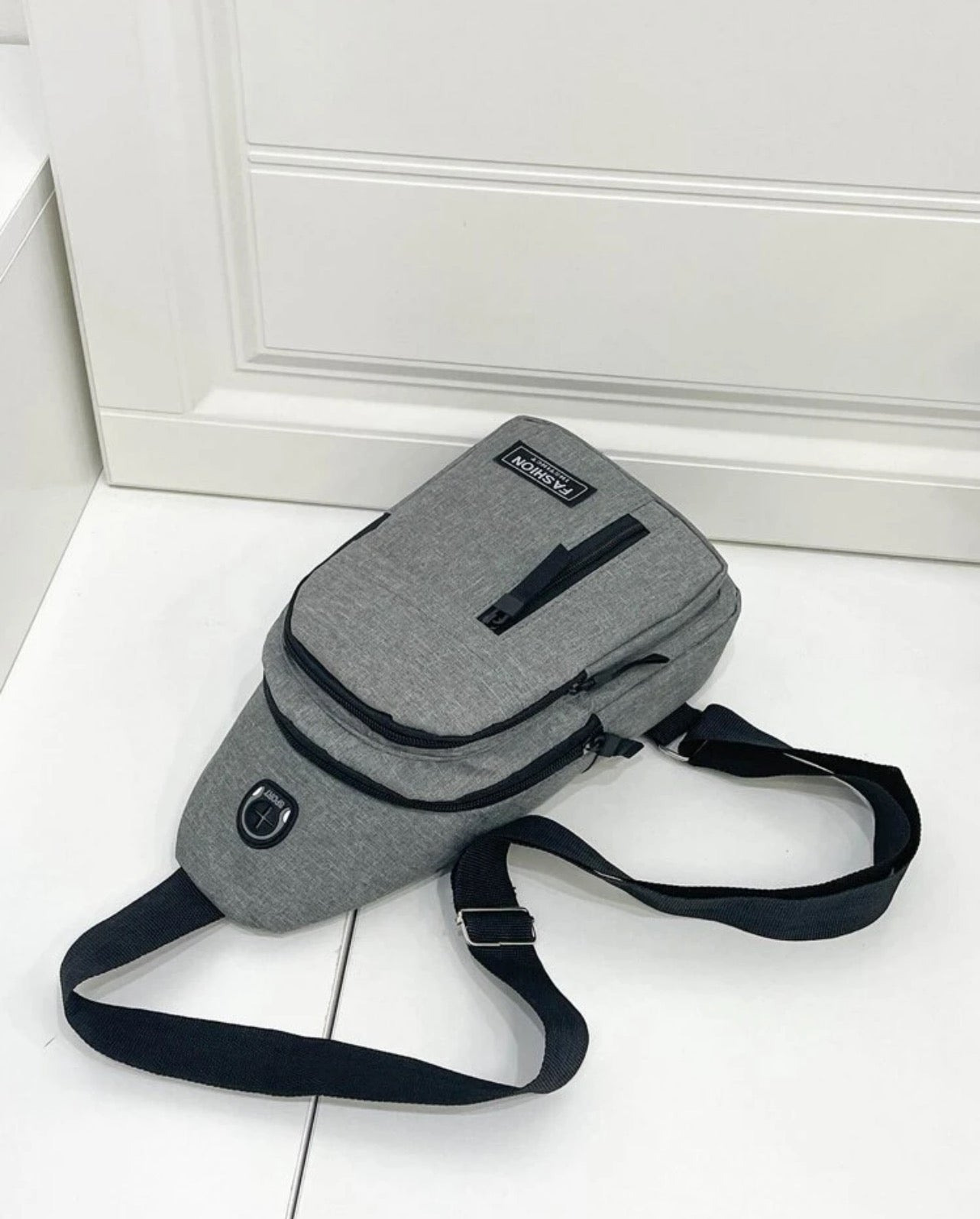 Grey Crossbody Bag