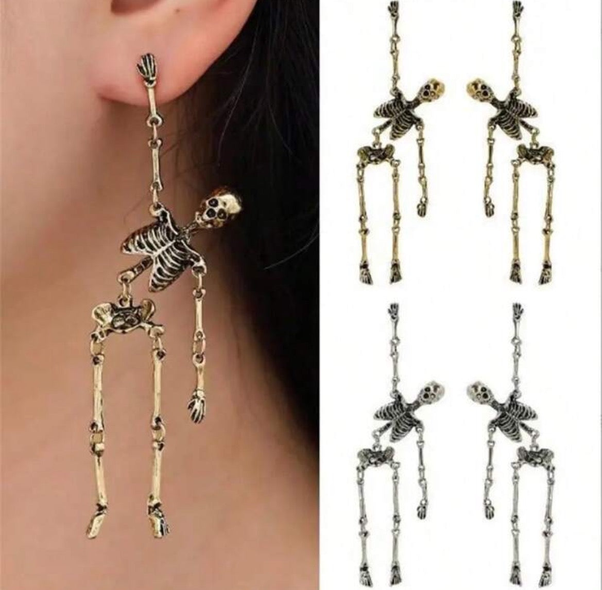 Skeleton Earrings