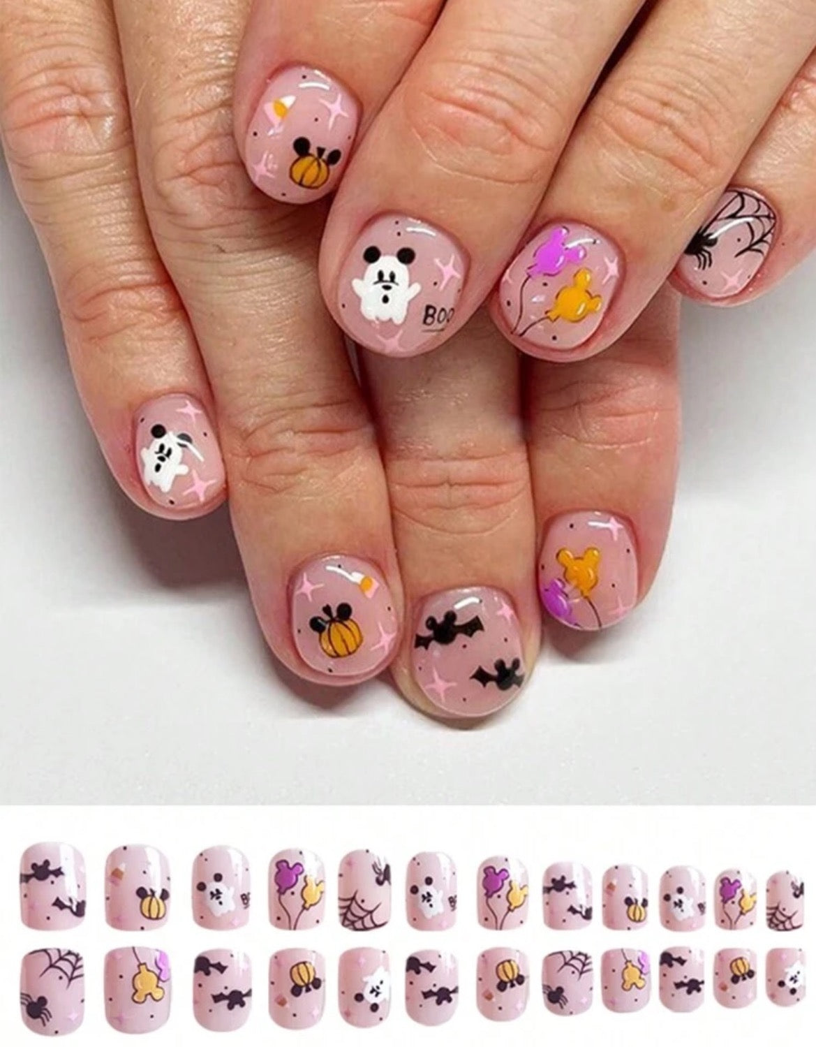 Disney Halloween Nail Kit (Short)