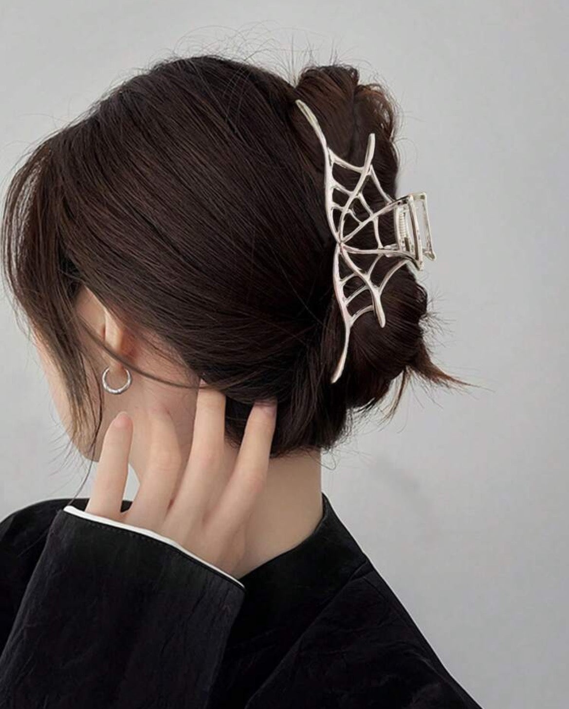 Spiderweb Hair Clip