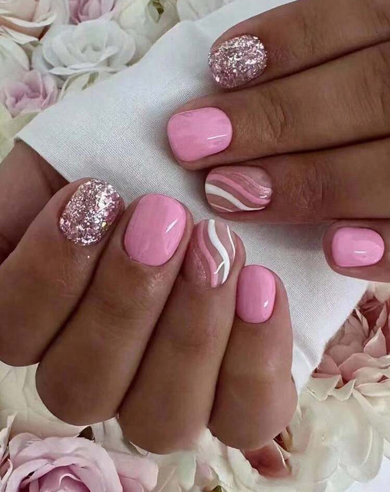 Pink Ladies Nail Kit ( Short)