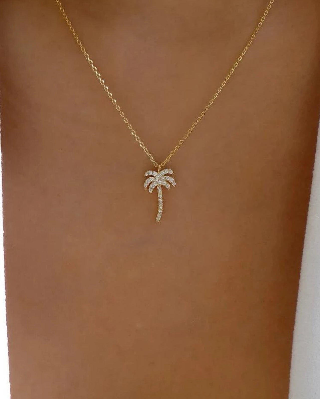 Palm Tree Necklace