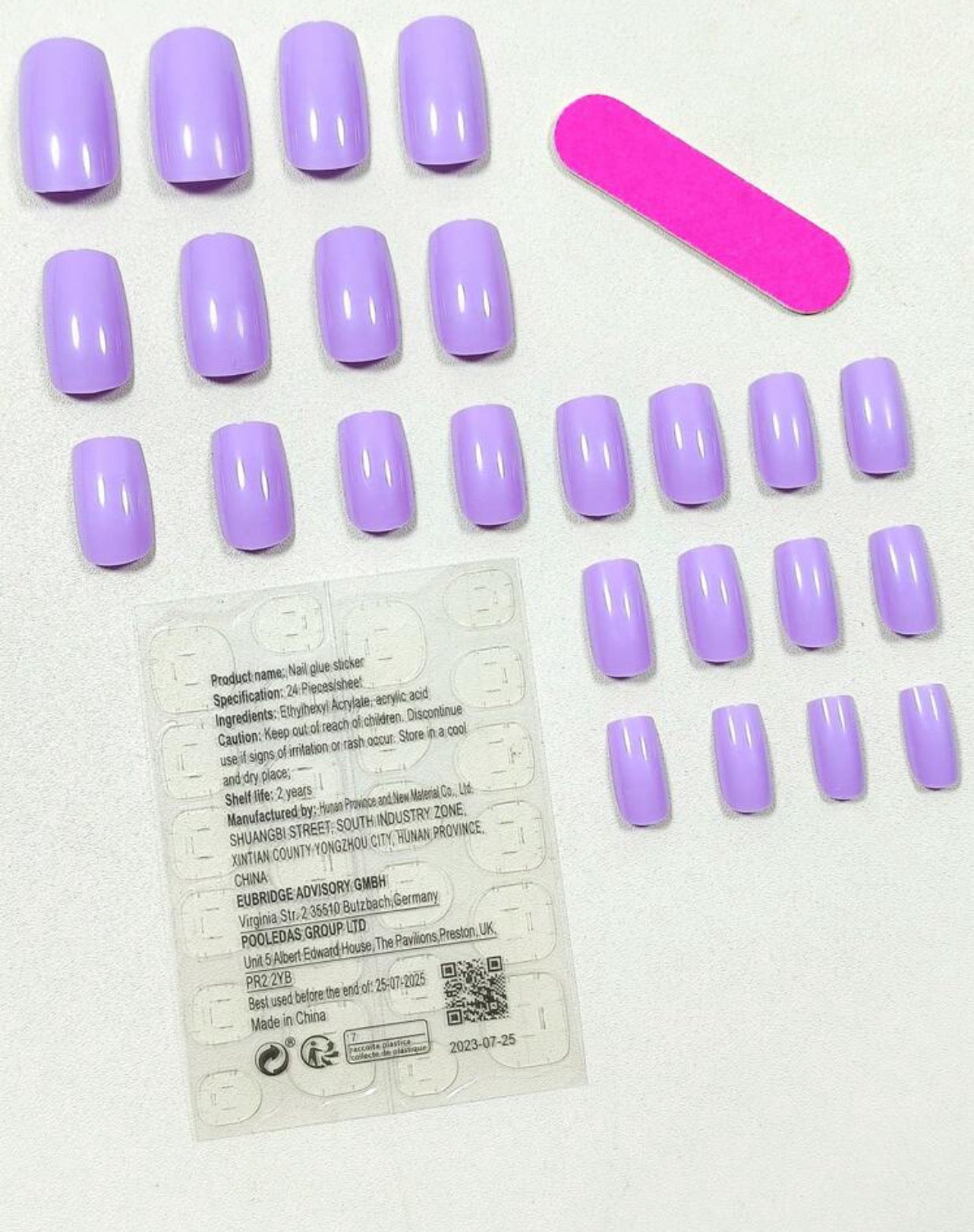 Purple Nail Kit (Medium)