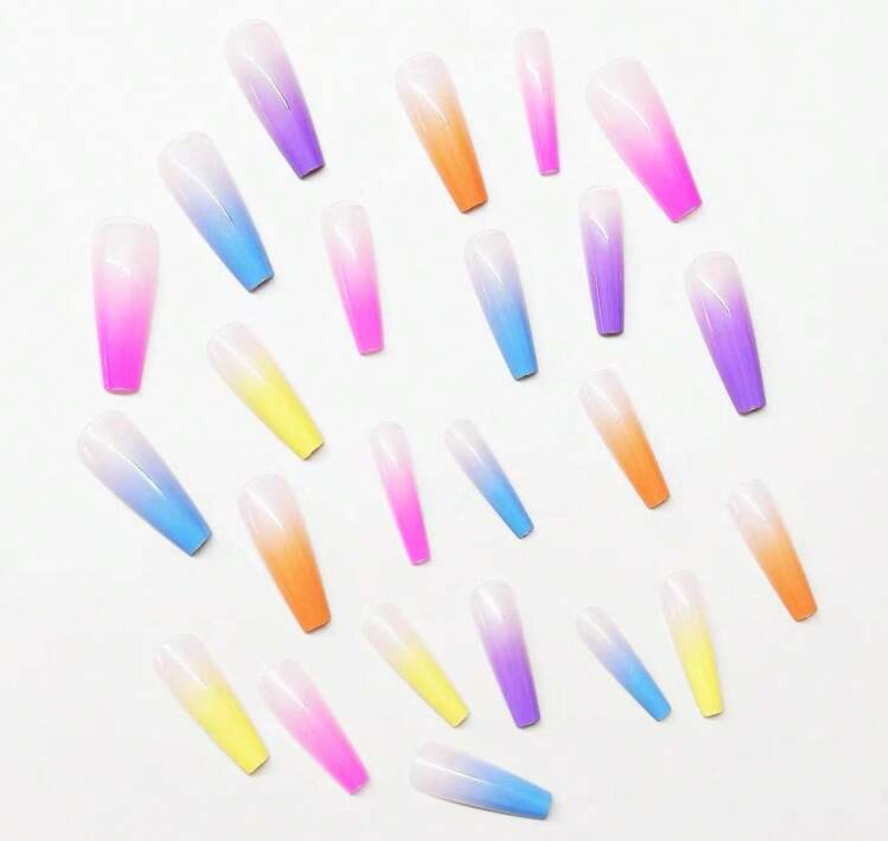 Rainbow Nail Kit (Long)