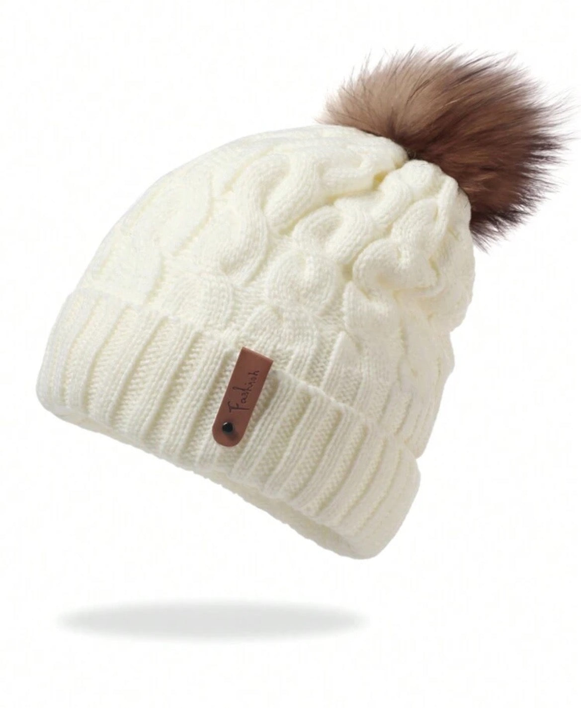 CC Cream Knitted Beanie