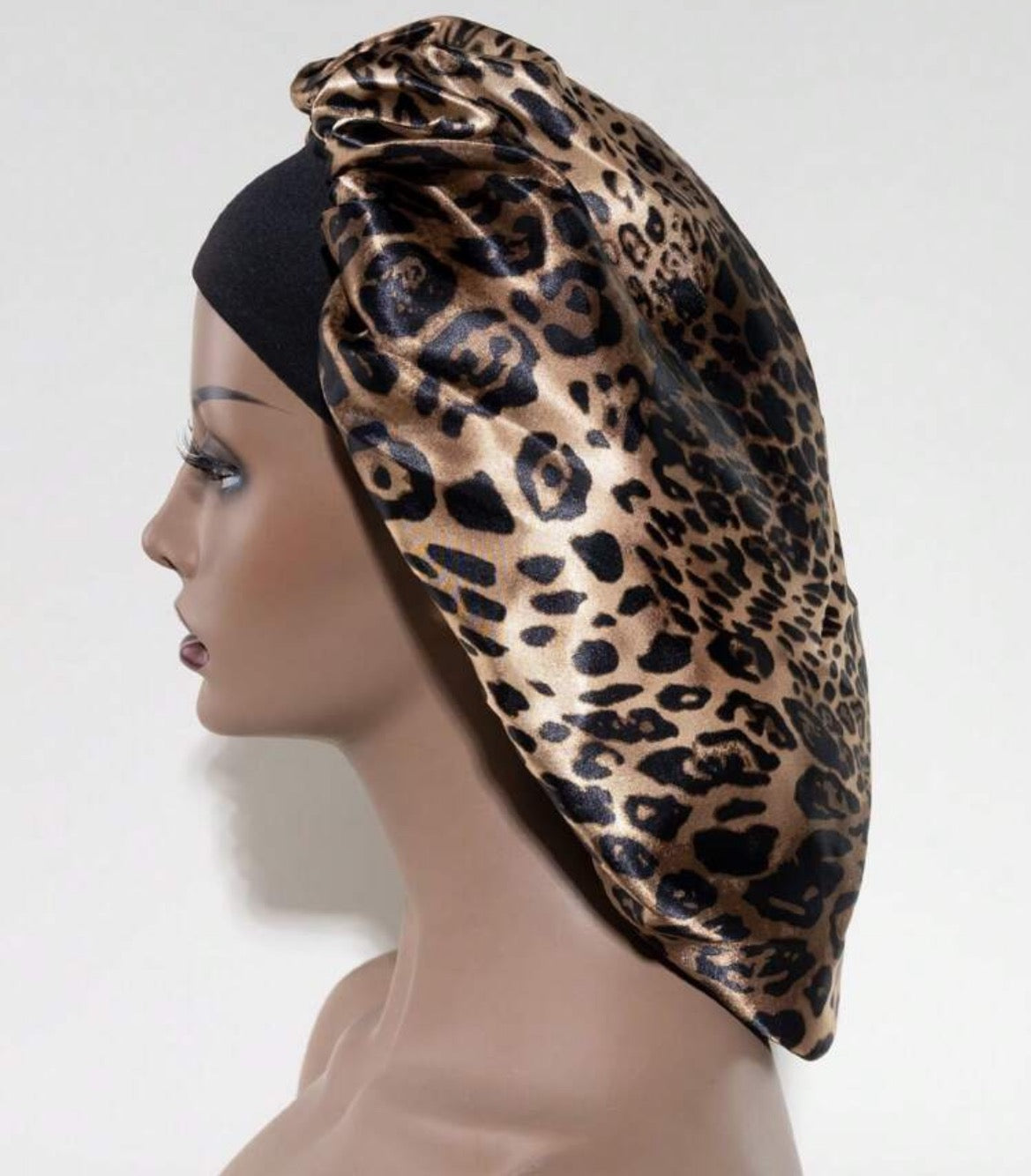 Leopard Silk Bonnet