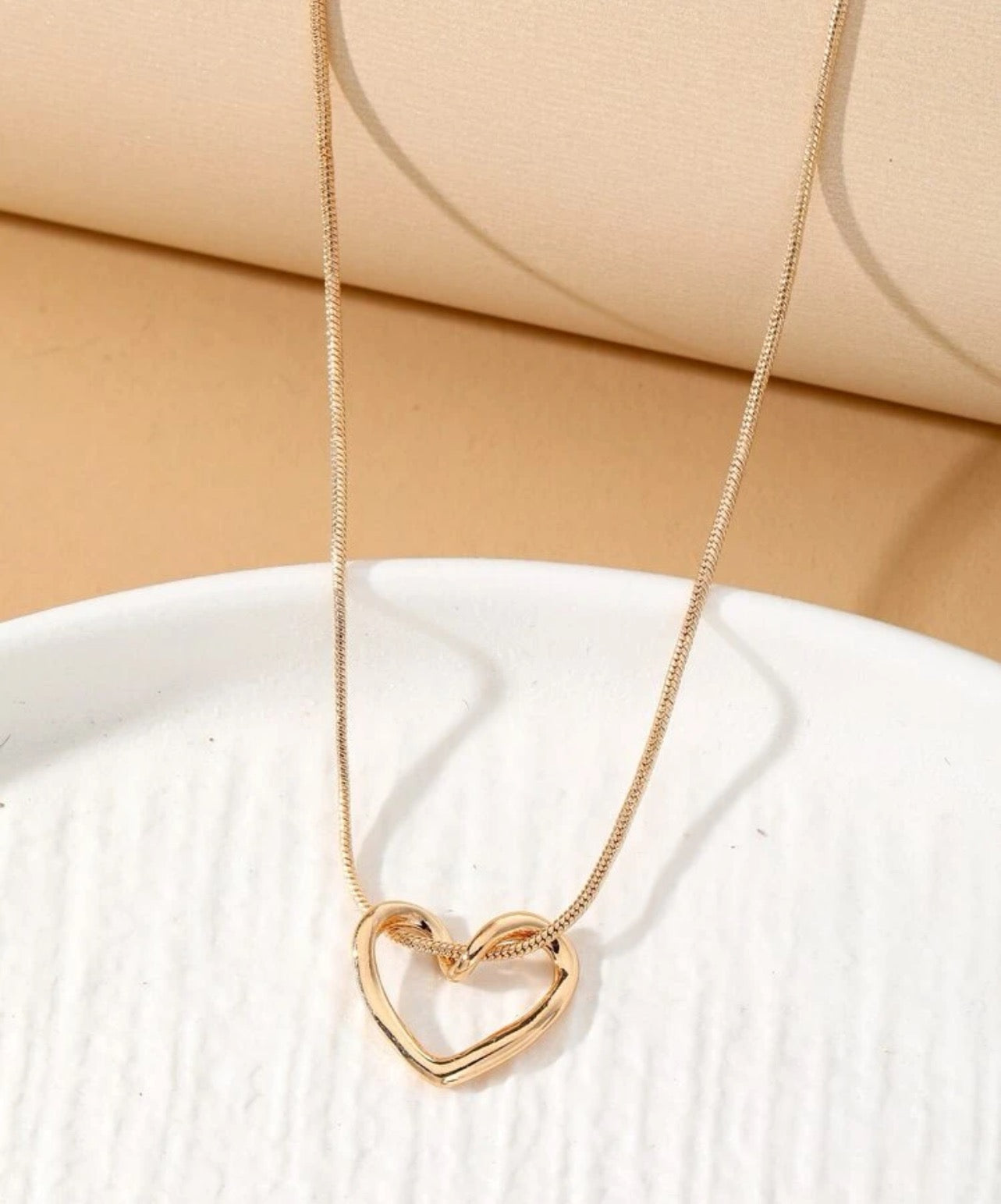 Floating Heart Necklace