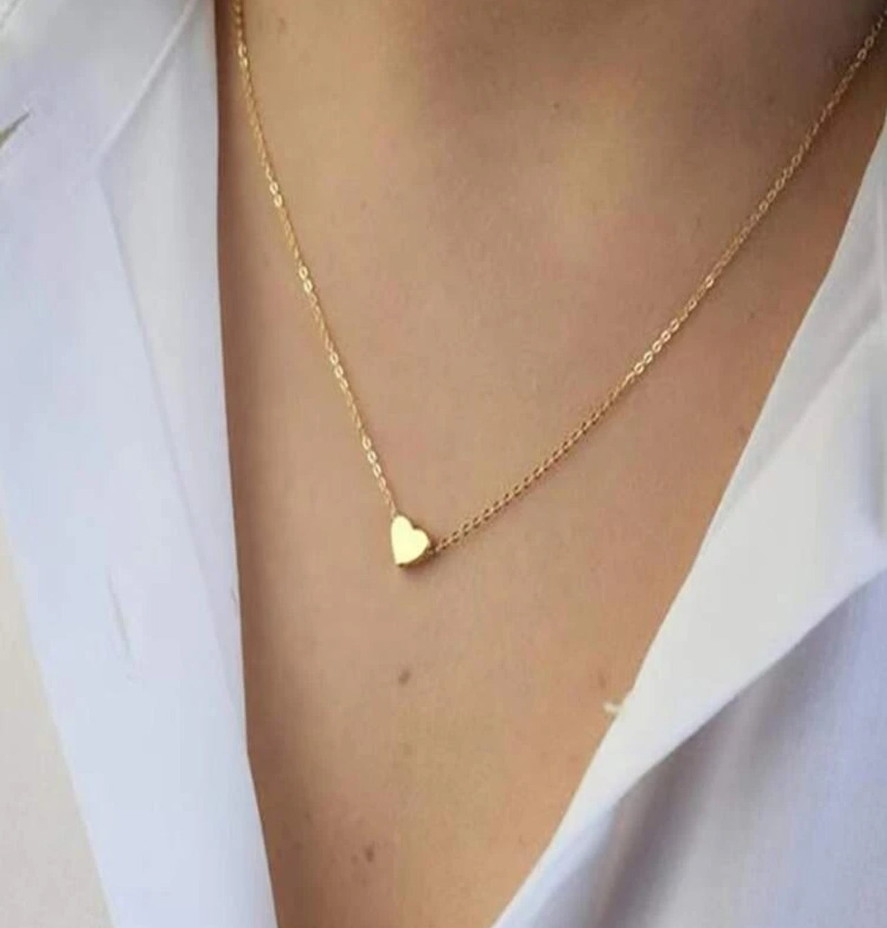 Gold Heart Chocker