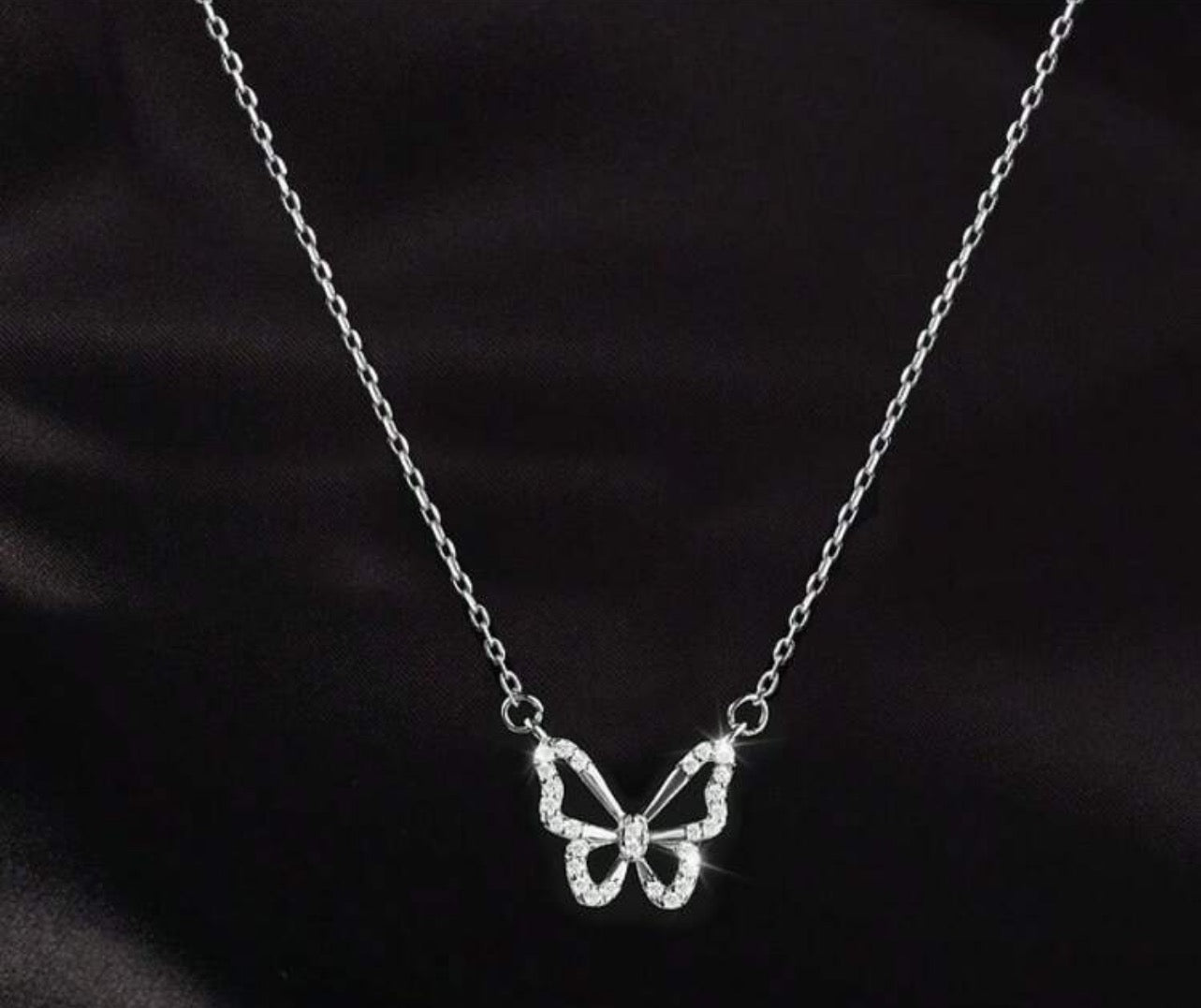 Floating Butterfly Necklace