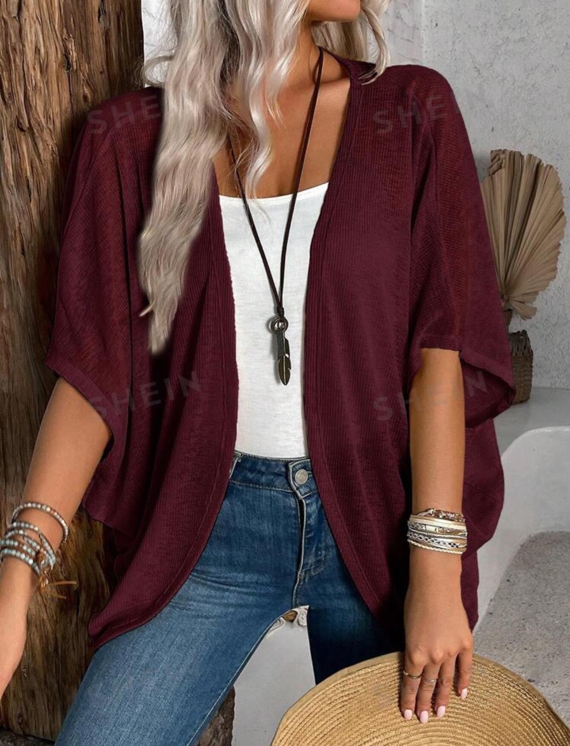 Maroon Cardigan (Reg.)