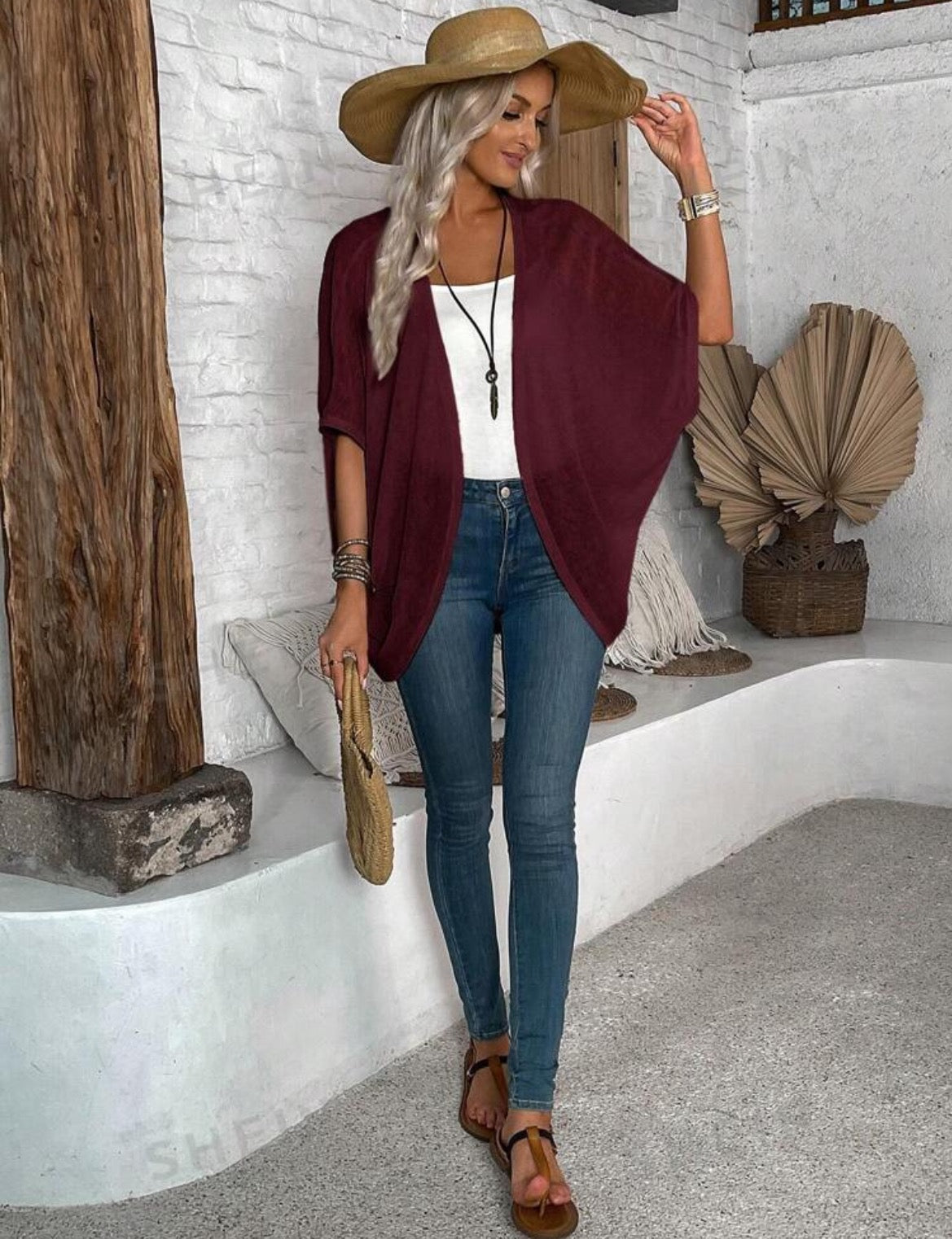 Maroon Cardigan (Reg.)