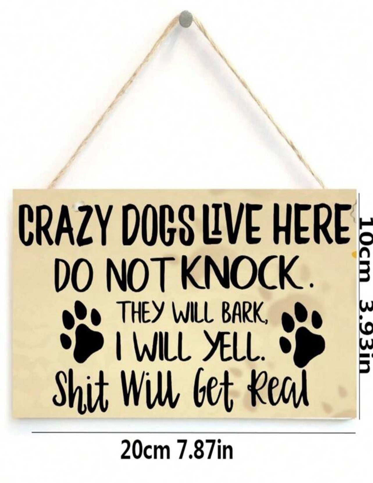 Crazy Dogs Sign