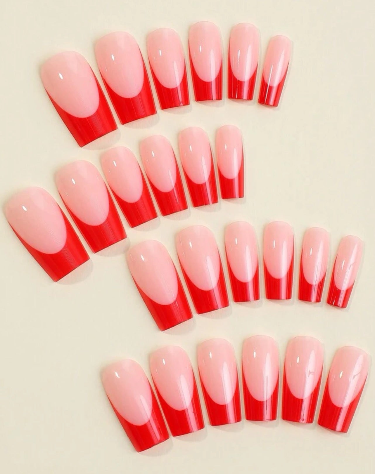 Red Tip Nail Kit(Medium)