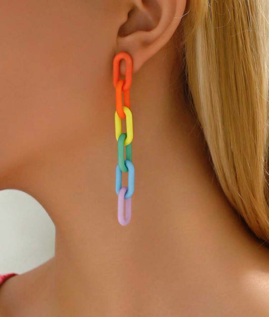 Chain Rainbow Earrings
