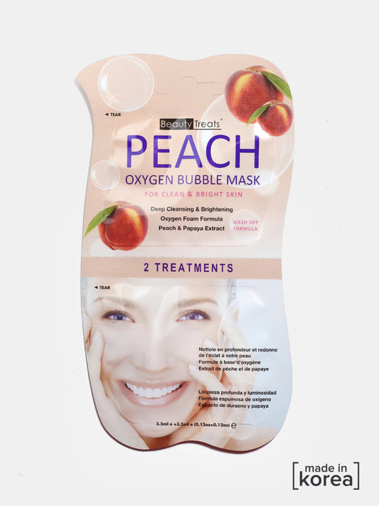 Peach Oxygen Bubble Mask