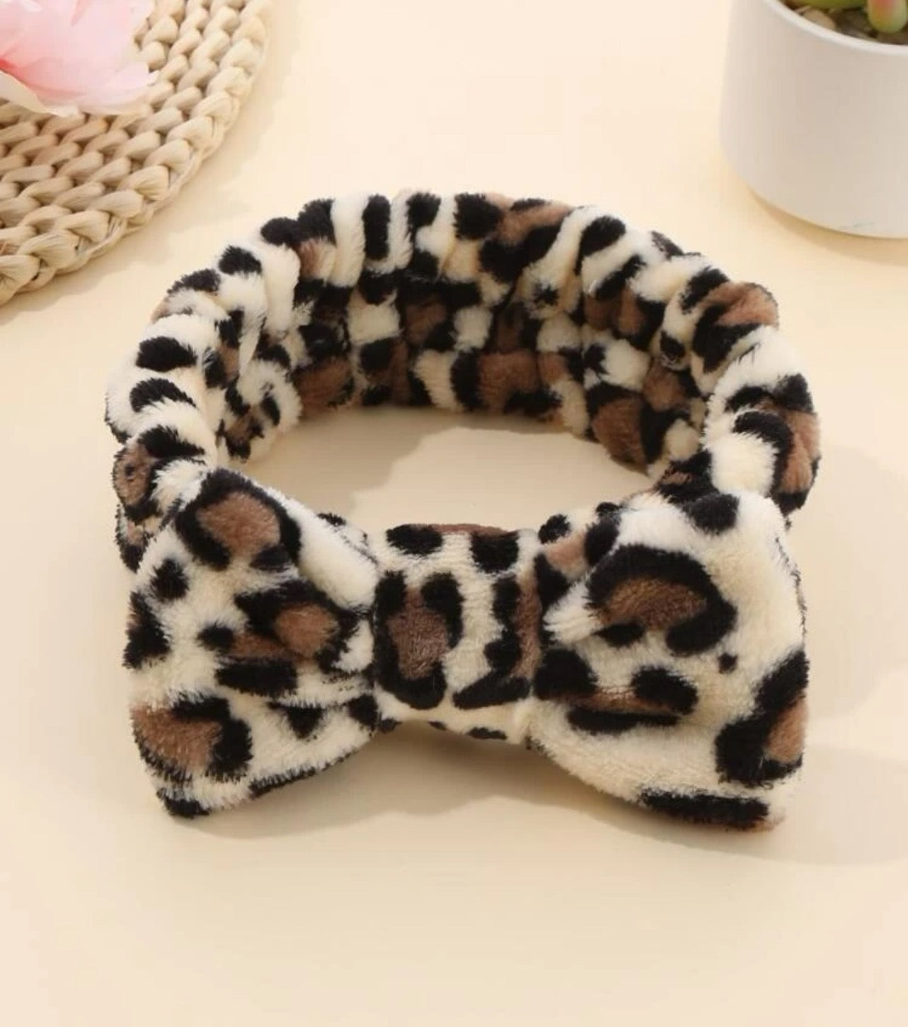 Leopard Spa Headband