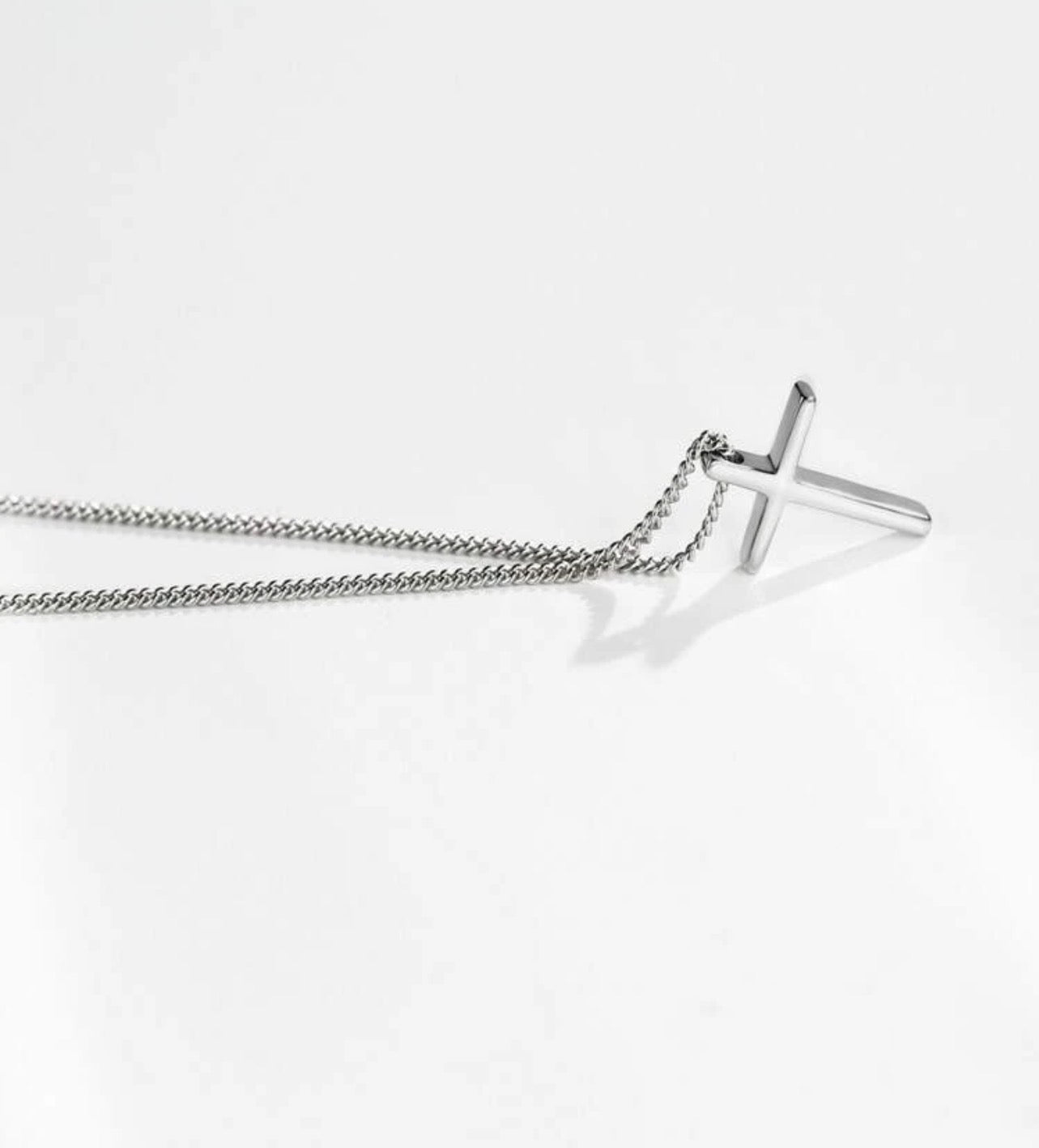 Silver Cross Necklace