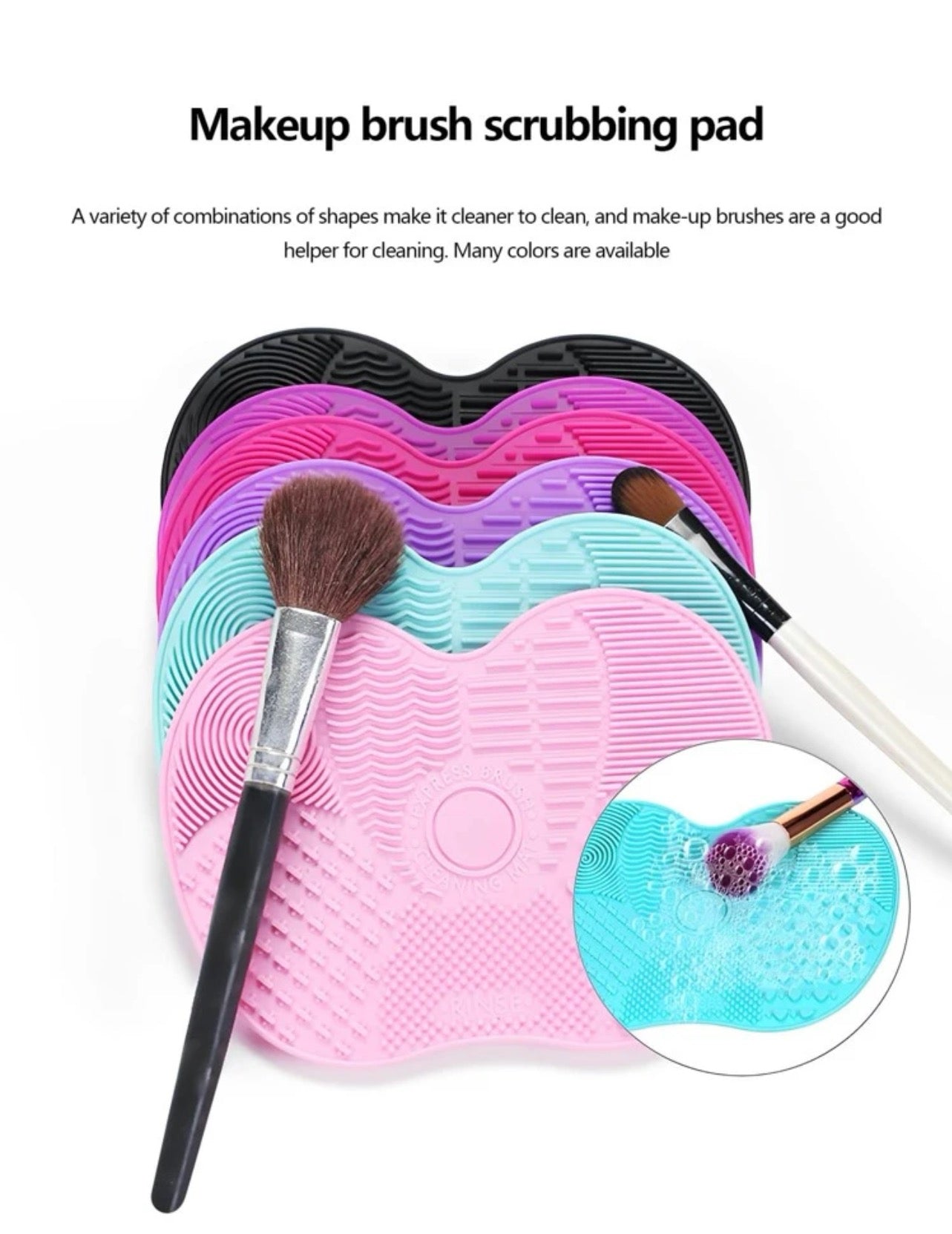 Silicone Cleaning Pad (Brushes)