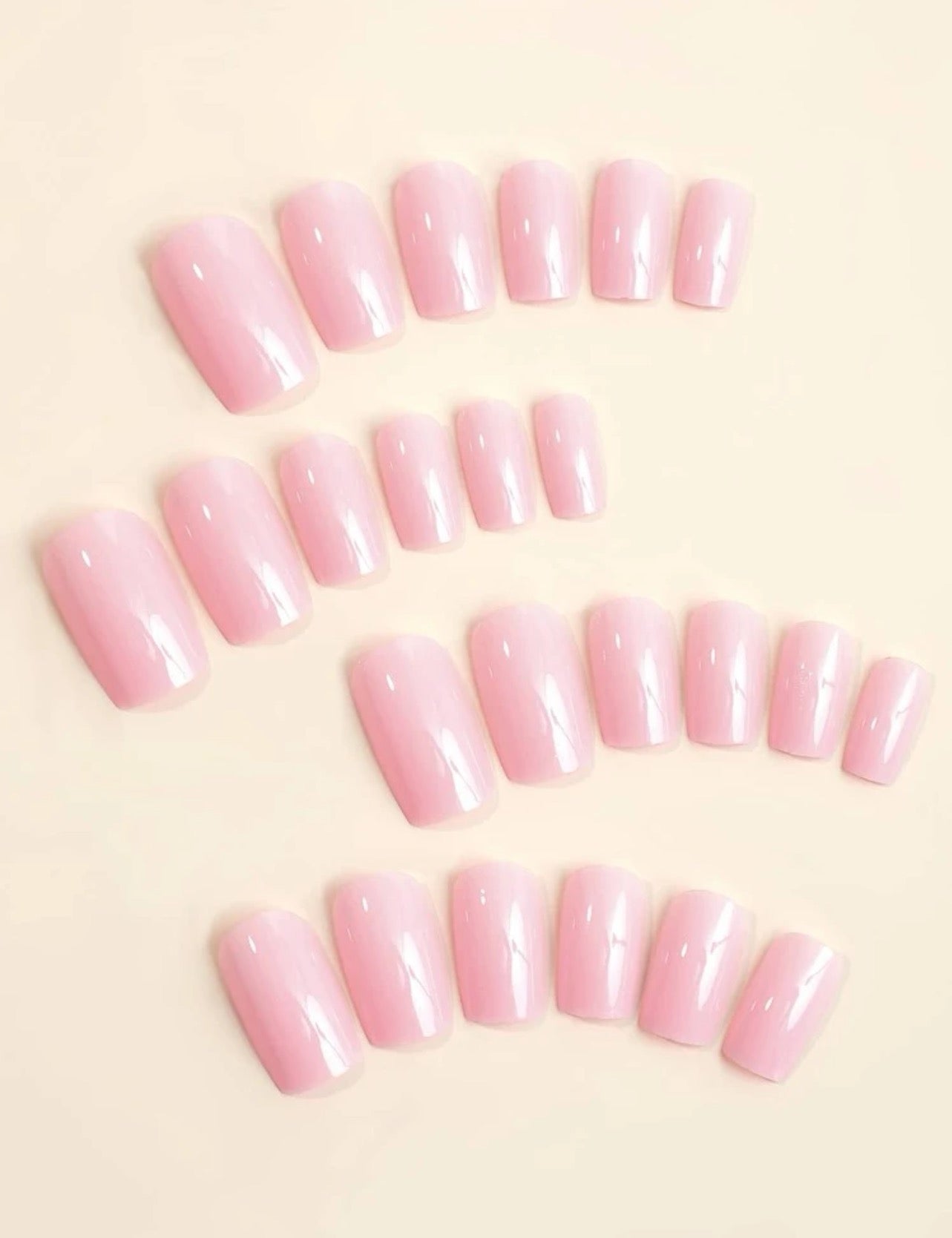 Pink Square Nail Kit (Medium)