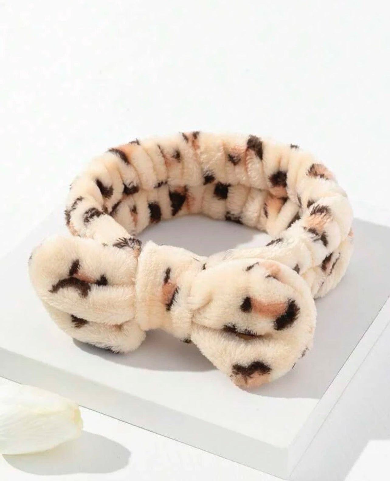 Light Leopard Spa Headband