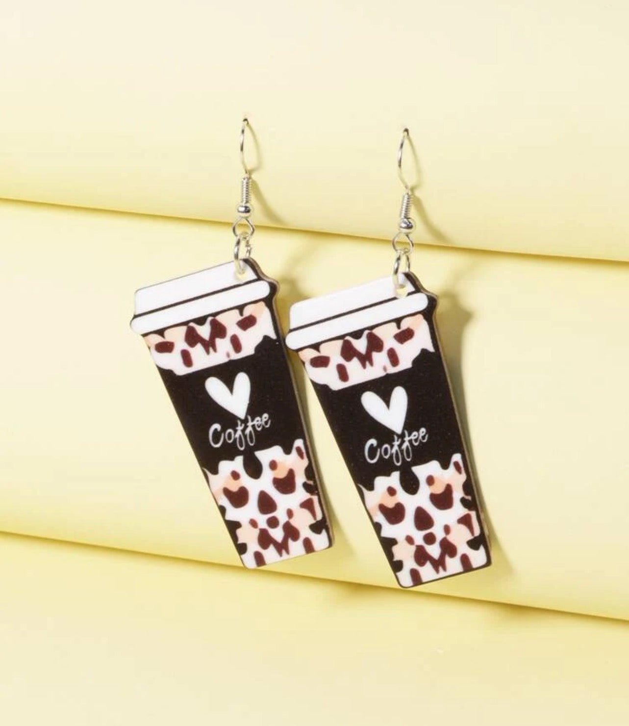 Coffee Dangle Earrings