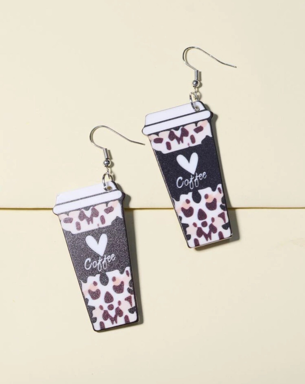 Coffee Dangle Earrings