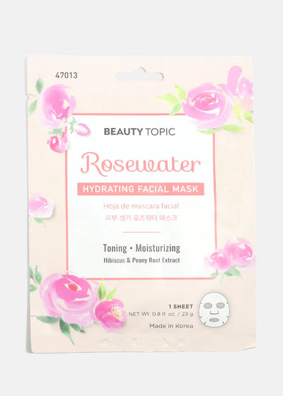 Rosewater Facial Sheet Mask